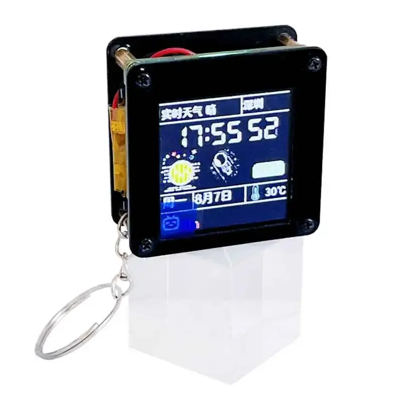 ESP32 C3 1.44inch LCD Display Screen ST7735 desktop trinket Mini TV Portable Pendant LVGL SPI Development board