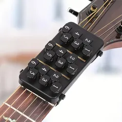 Training Aids Easy Press Kit Guitar Chord Assisted Learning Tool 18 Buttons One Click Guitar Chord for Guitarists Beginner