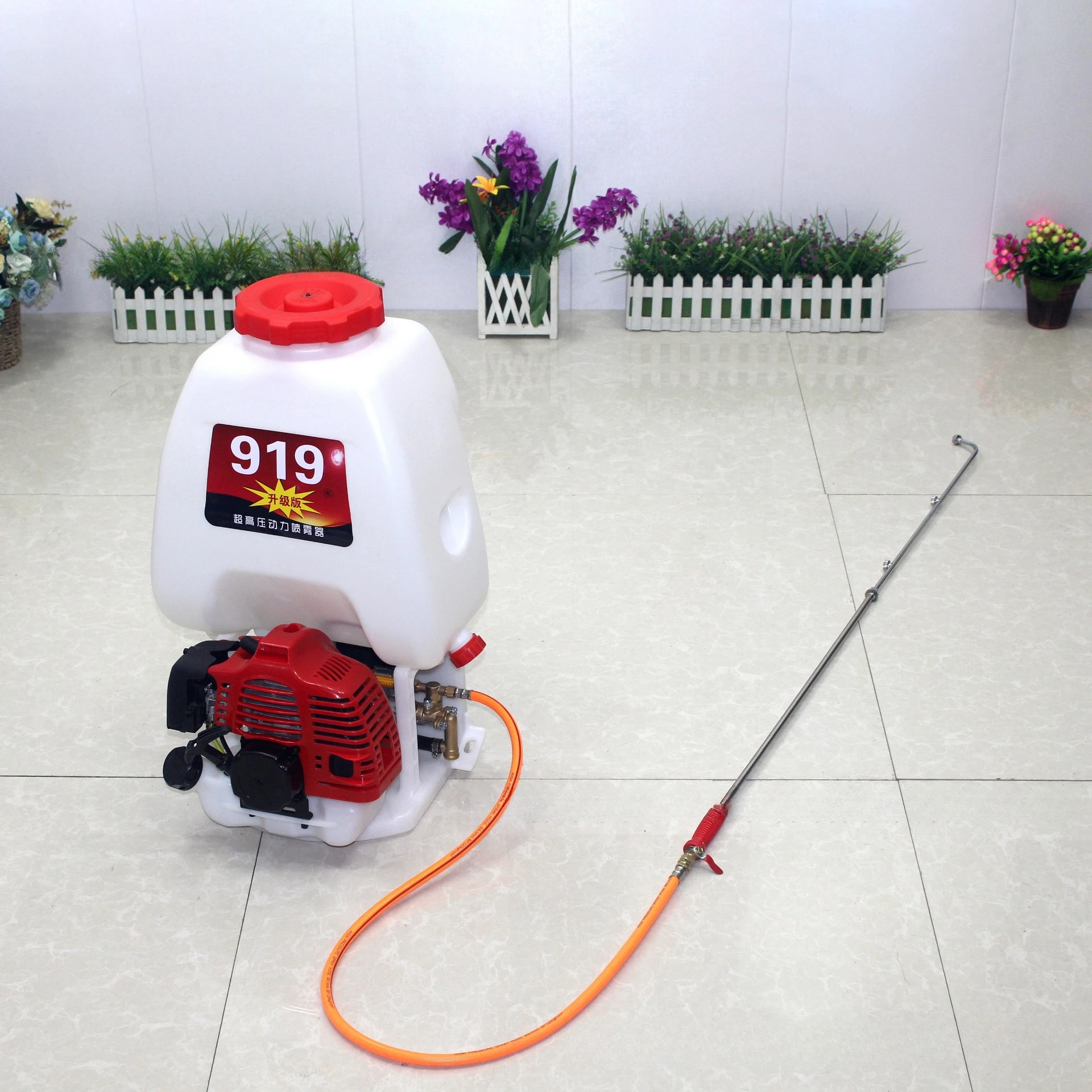 2025 بخاخ حقيبة ظهر عالي الطاقة عالي الضغط ثنائي الأشواط 919 لرش الهاتف المحمول #6