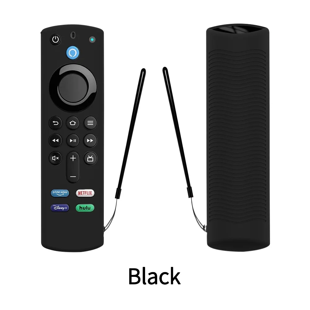 Silicone Protective Case for ALEXA Voice Remote Control 3rd Gen Intelligent Control Protection To Prevent Slipping/Dust/ Falling