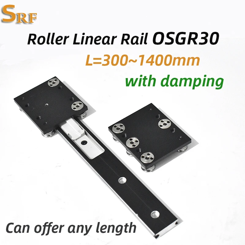 guide-lineaire-noir-a-double-axe-serie-osgr30-curseur-de-roue-d'amortissement-300-1400mm-systeme-de-mouvement-personnalisable-pour-automat-de-precision