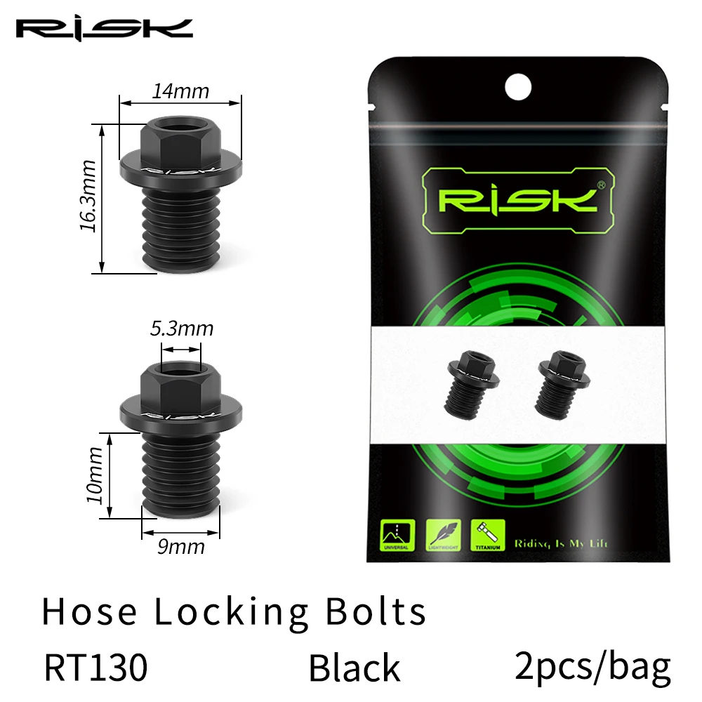 Bike Shift Lever Oil Bleed Bolt Screw, 2pcs