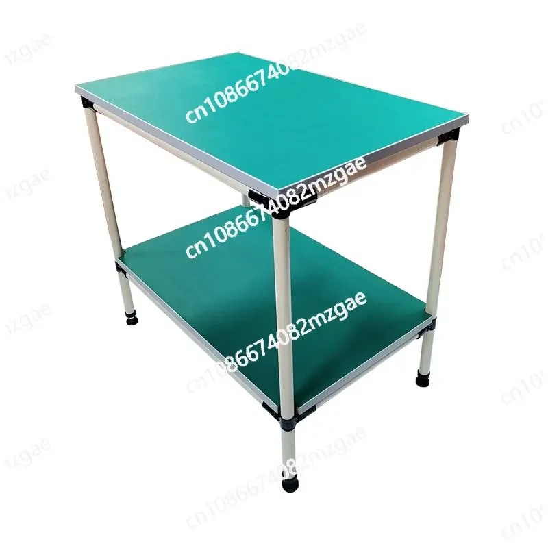 Pipe rack, small platform, wire rod rack, production line, multi-layer mobile packaging table, anti-static workbench