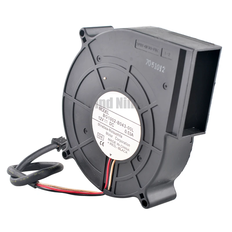 BG1002-B043-00L 3-Pin مزدوج كروي التوربينات منفاخ مروحة التبريد DC12V 0.53A لأجهزة الطابعة ملحقات الكمبيوتر
