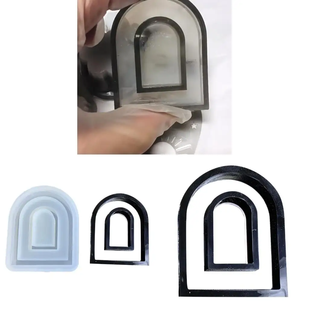 

Silicone Molds Shaker Resin Epoxy Mold for DIY Keychain Jewelry Making