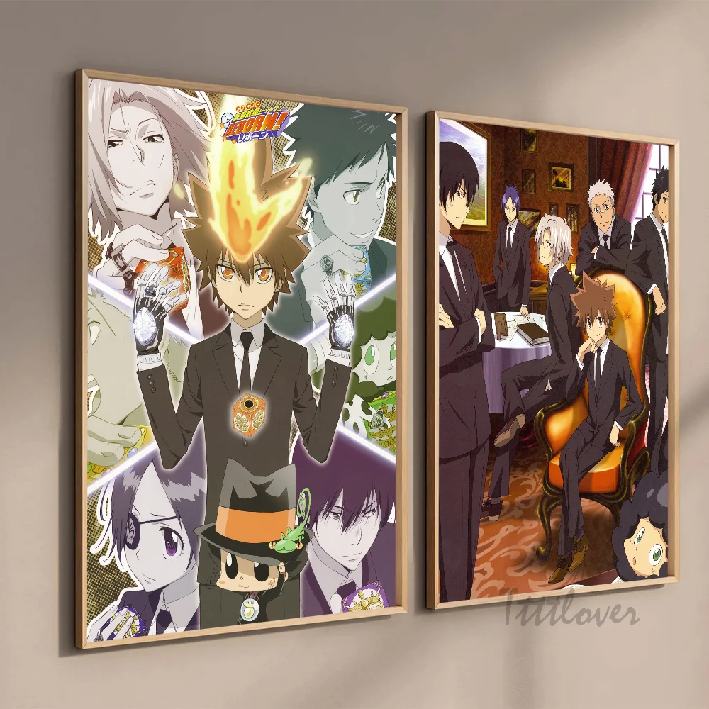 Katekyo Hitman Reborn Anime Poster Stickers Art Wall Murals Decor Game Room Decor Gifts HD Painting