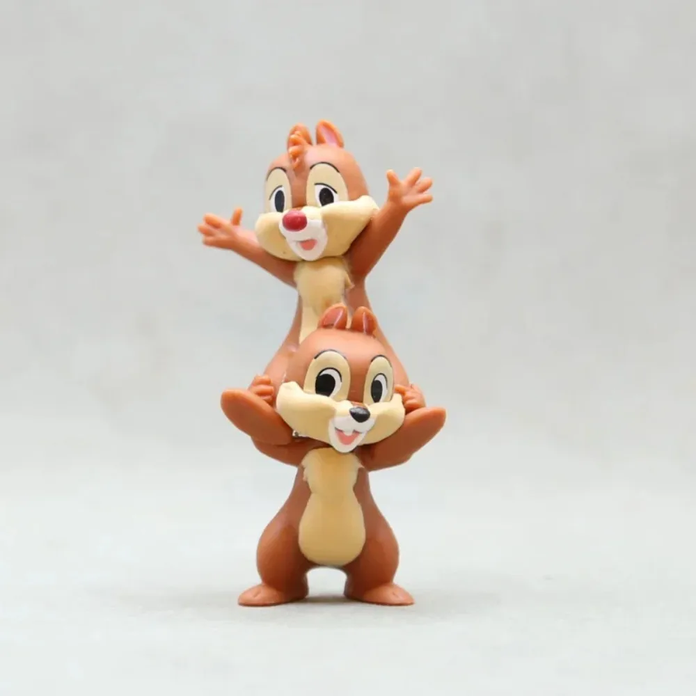 7 سنتيمتر ديزني Kawaii دونالد داك رقاقة ديل عمل الشكل نموذج صغير هواية لعبة هدية عيد ميلاد كعكة الطرف الديكور الاطفال سحر دمية