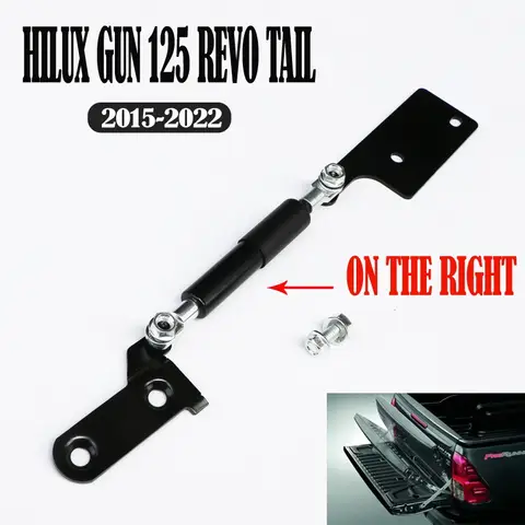 도요타 하이럭스 GUN125 레보 2015-2019용 고급 자동차 리어 테일게이트 슬로우 다운 서포트 스트럿 바 가스 쇼크 댐퍼 로드 리프트