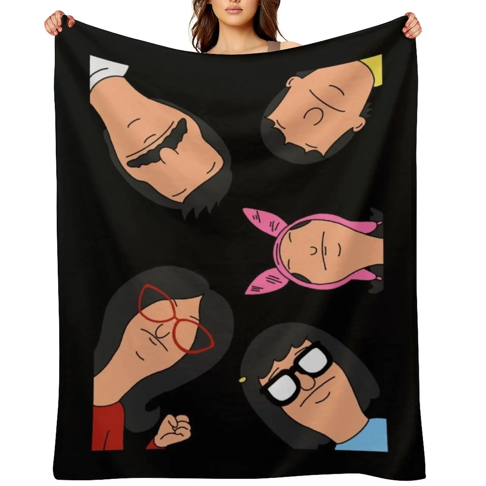 

Bob’S Burgers Throw Blanket funny gift Luxury Brand Extra Large Throw Sofa Blankets