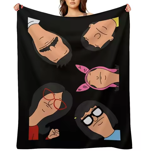 Bob&rsquo;S Burgers Throw Blanket funny gift Luxury Brand Extra Large Throw Sofa Blankets