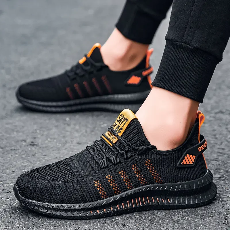 Men Shoes Lace-up Mesh Men Casual Shoes Lightweight Comfortable Walking Sneakers Tenis masculino Zapatillas Hombre Large Size 48