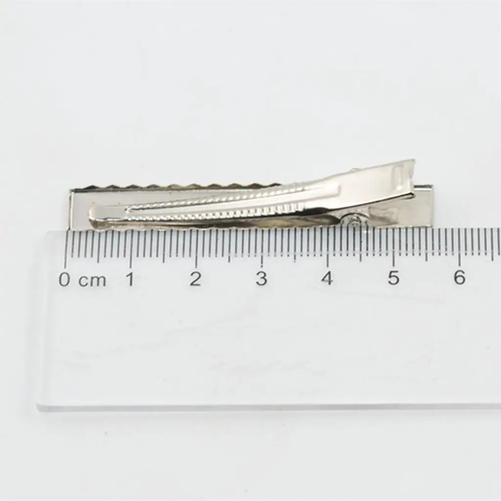 Metal Flat Hair Clips Alligator Duckbill Barrette Single Prong Headwear Accessories for Strong Hold Thick Hair