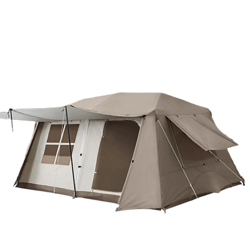

Automatic Rooftop Tent for 13 Persons Outdoor Camping Tent Heavy Duty Waterproof 2 Room 1 Living Room Portable Camping Tent