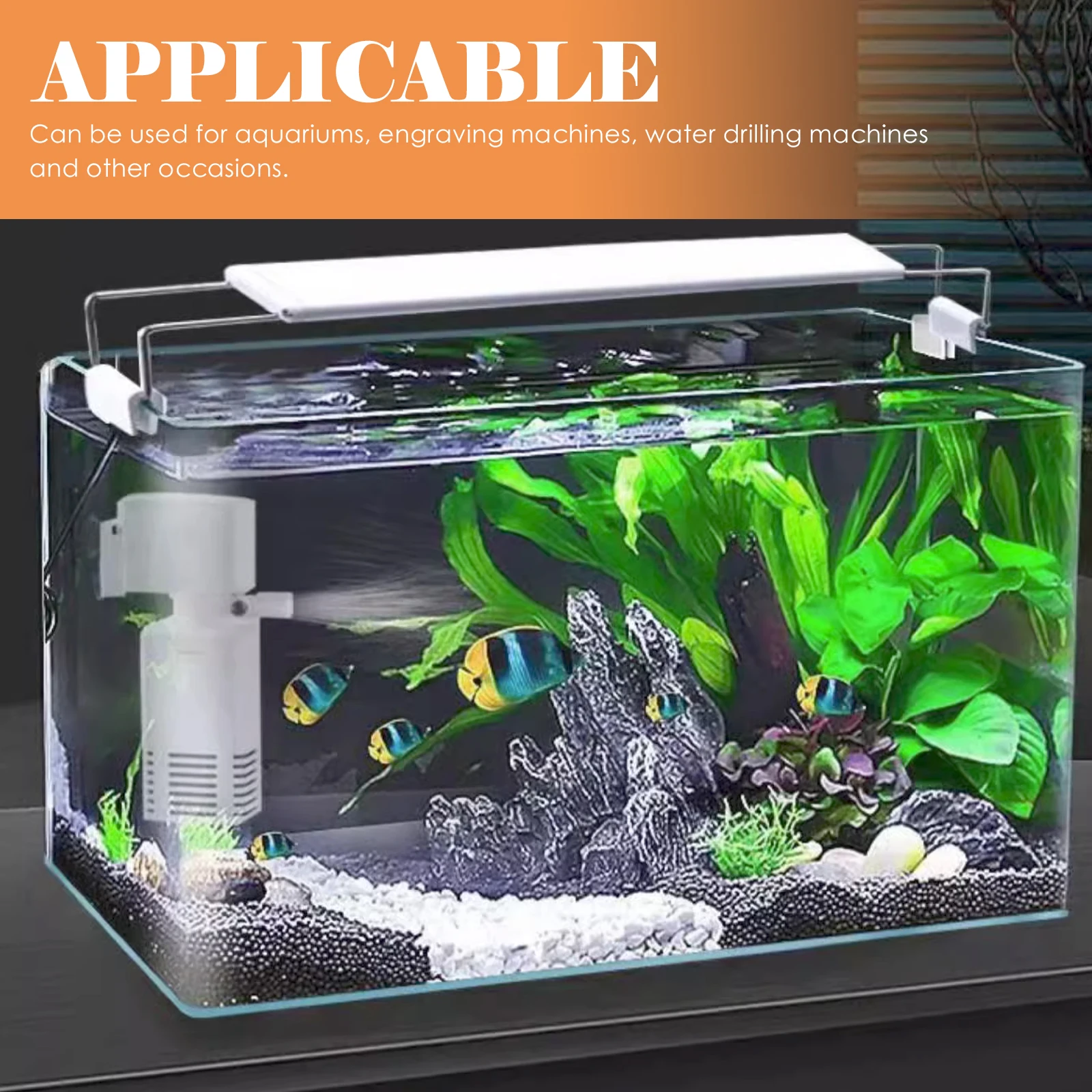 

Water Rotor Submersible Pump Impeller Replacement Fish Tank Engraving Drill Machine ABS Magnet Replacement Impeller Shaft
