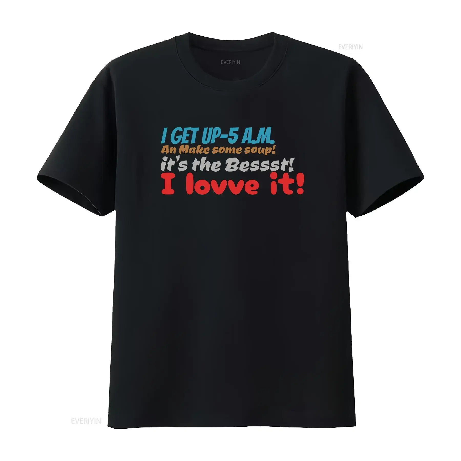 Jersey  T Shirt S it's a nacho thing libre Movie Quote the bessst soup vintage Washed Casual Stretched Top For Everyday Wear