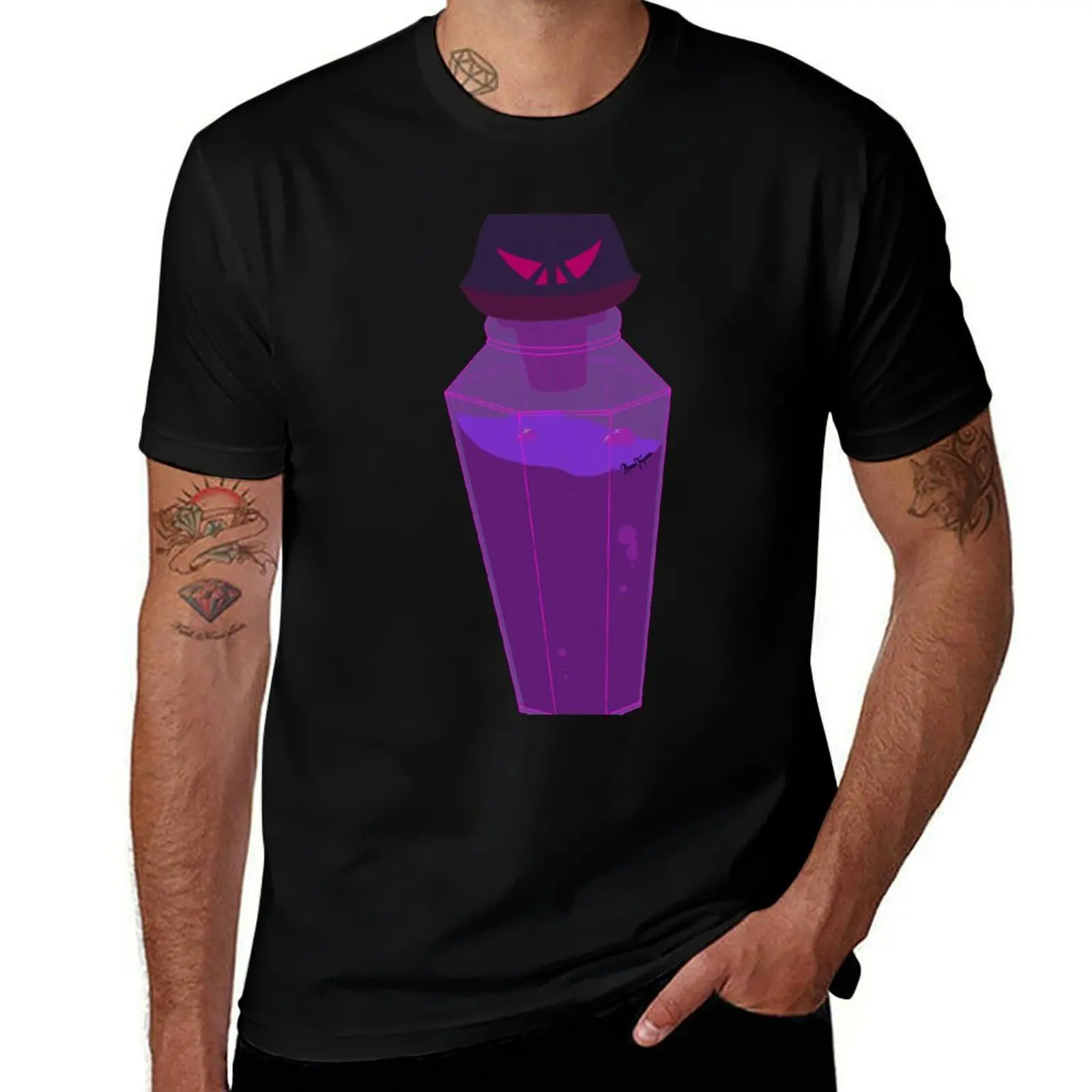Mortal potion T-Shirt Plus Size Workout Short Sleeve Top T-Shirt