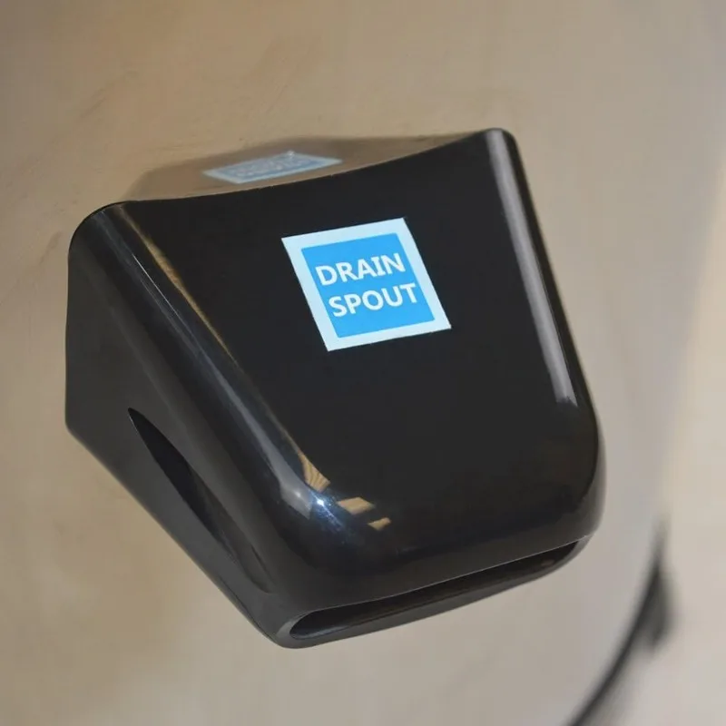 휴대용 스핀 건조기 3200 RPM 22파운드 스테인리스 스틸 드럼 외부 케이스 110V 다크 그레이