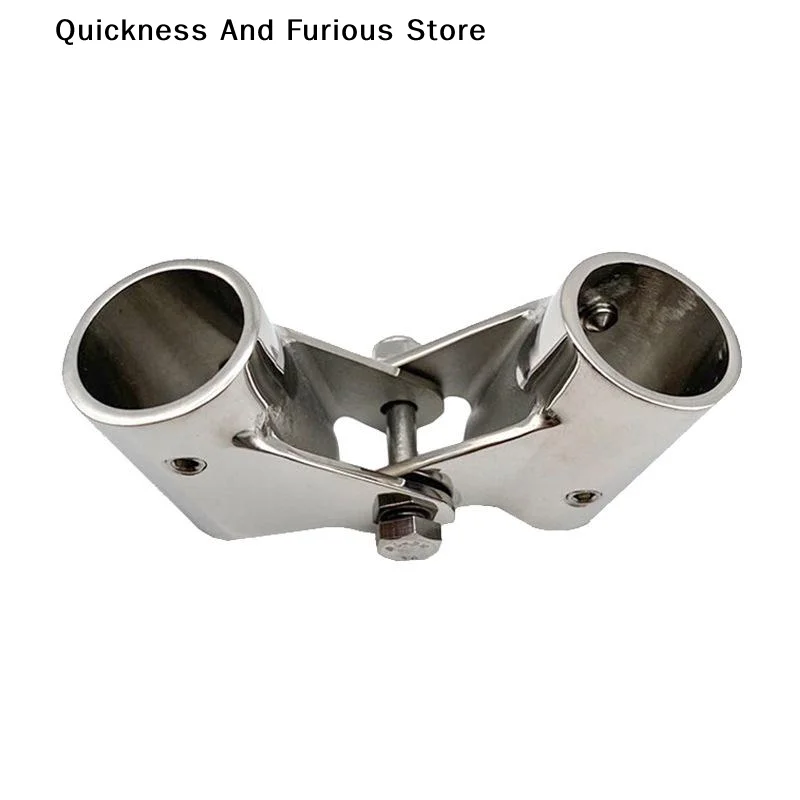【MO】Hinged Pipe Connector Mirror Polished Marine Pipe Connector 316 Stainless Steel Boat Hardware For Yacht Builders
