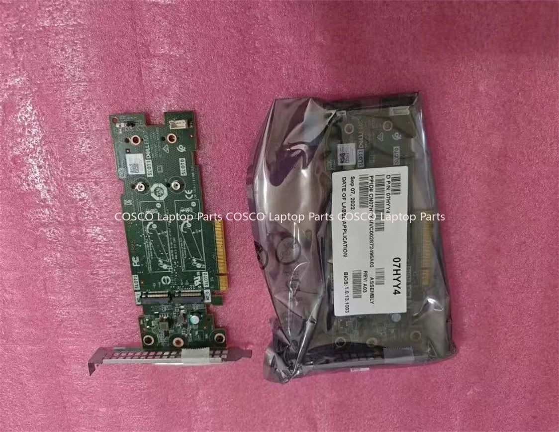 A Brand new original 7HYY4 07HYY4 FOR DELL server R740/R750 expansion M.2 disk boss card sata