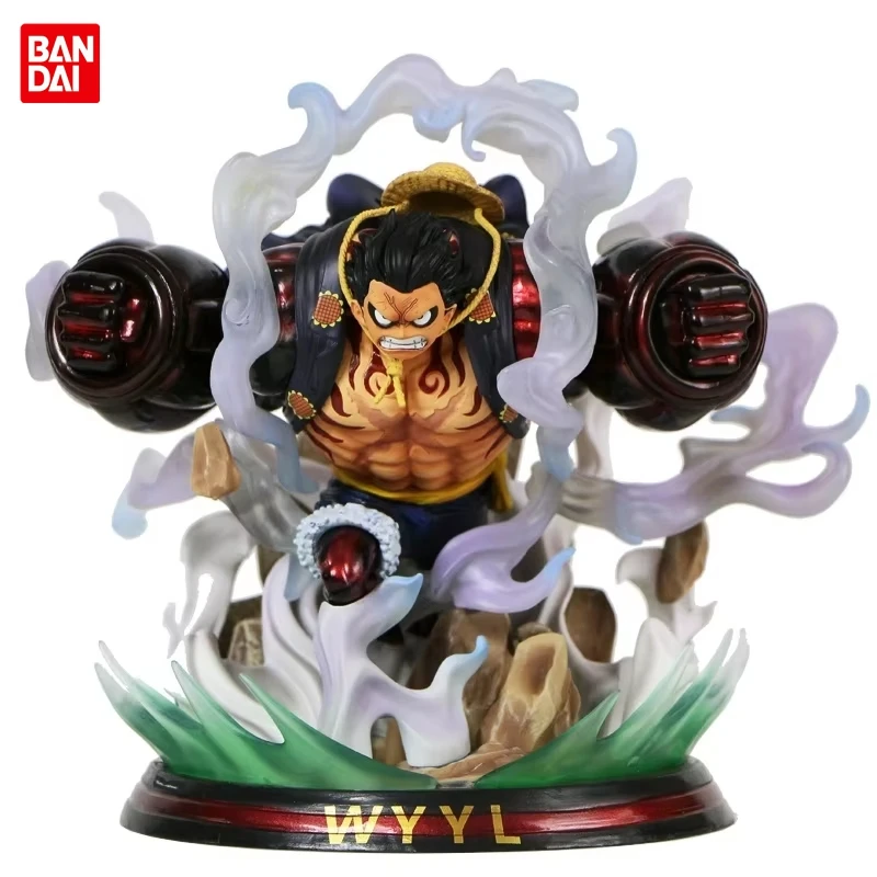 

22cm Bandai GK One Piece Anime Figure Wano Gear 4 Luffy Pieces Statue Figures Collectible Model Decoration Toy Christmas Gift