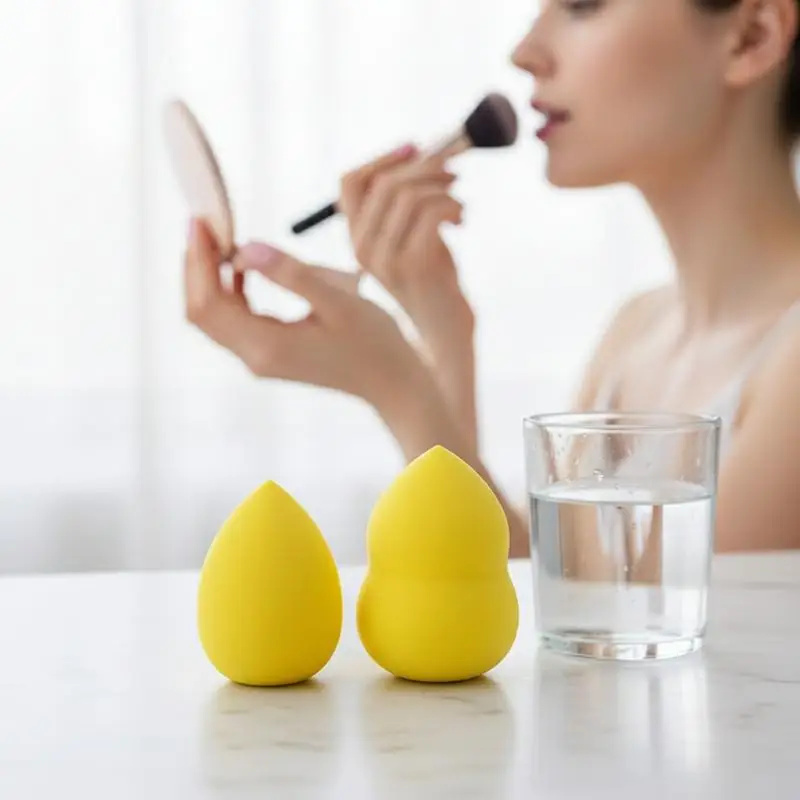 4pcs Makeup Sponge Egg Cosmetic Puff Foundation Sponges Powder Puffs Women Make Up Accessories Beauty Tools