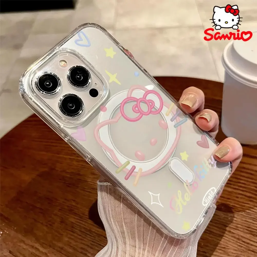Hello Kitty Iphone 16 Pro Max เคส Iphone 16/15/14/13/12/11/x/xs/xs Max/pro Max Woman Iphone 16 Pro Max เคส Kitty Cat สีชมพู