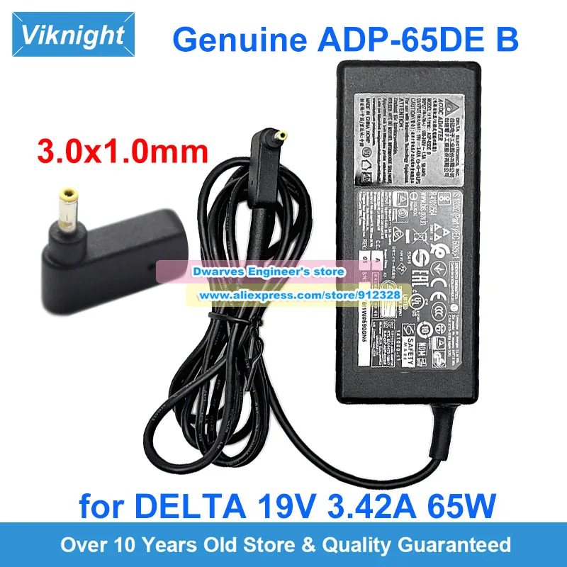 19V 3.42A 65W AC Adapter ADP-65DE B Charger For ASPIRE A315-22G A315-55G SPIN 1 SP114-31 SWIFT 5 SF514-55T
