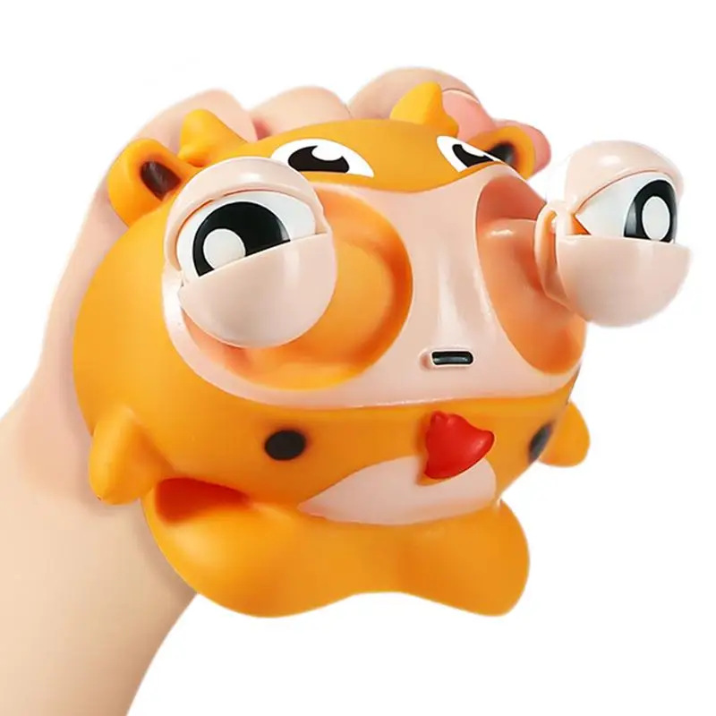 Eyeballs Squeeze Pinch Toys Cartoon Cute Adult Stress Relief Explosive Eyes Prank Funny Relieve Anxiety Toys