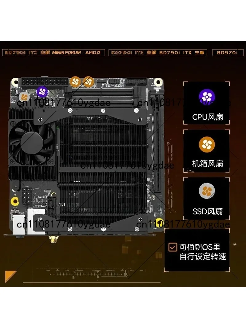 BD790i/BD795i SE R9-7945HX ITX Motherboard CPU Bundle High-Performance Mini PC Gaming Rig Ready to Build Small Form Factor