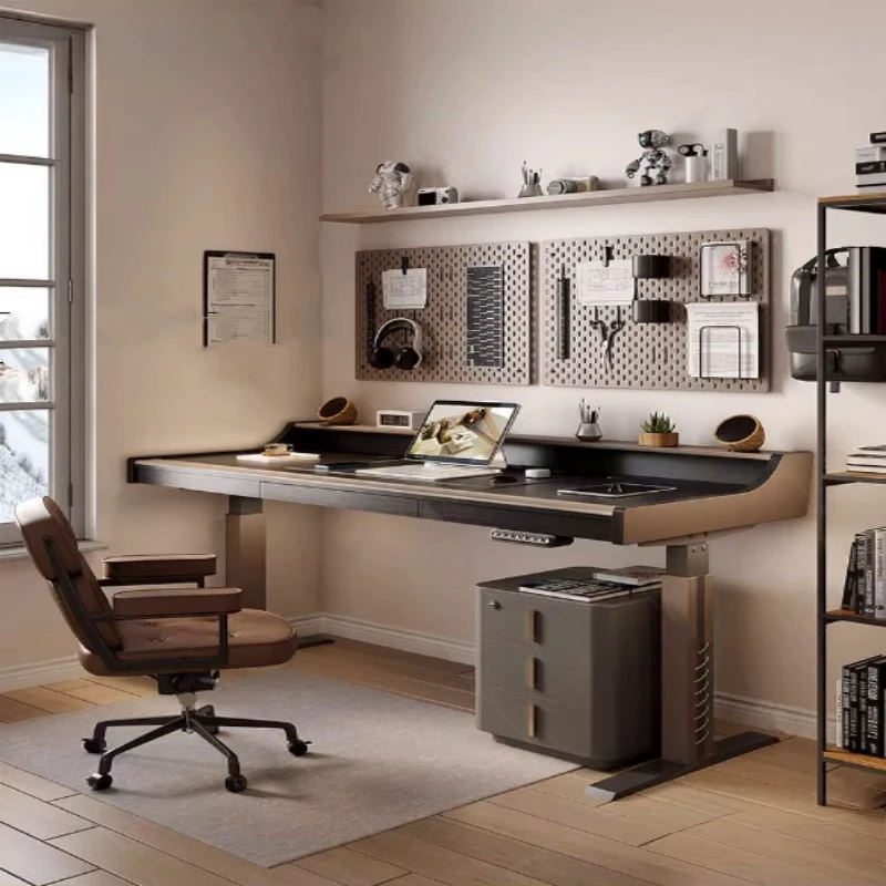 Smart lifting desk Internet celebrity student computer desk, Italian minimalist