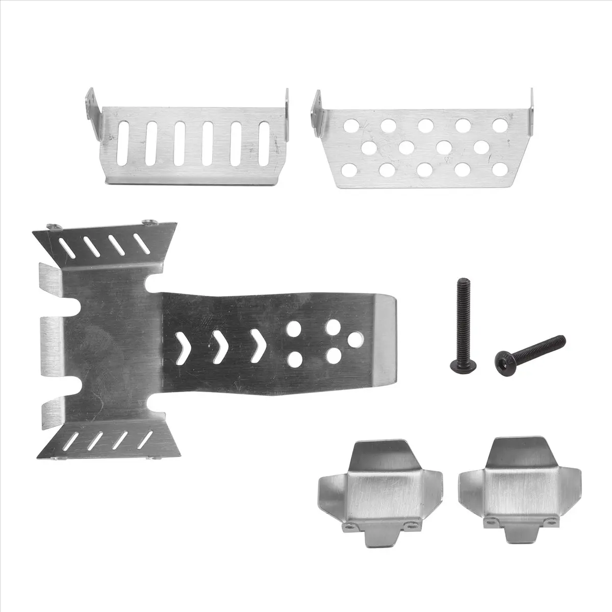 【STOCK】Stainless Steel Chassis Armor Axle Protector Skid Plate for Vanquish VS4-10 Phoenix VS410 RC Crawler Car Upgrade Parts