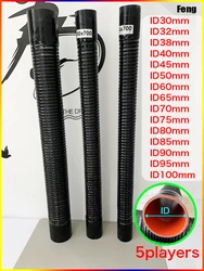 Silicone Flexible Hose Air Intake Pipe Length 400mm-700mm  ID30-100mm Radiator Tube High Pressure Temperature Rubber Joiner