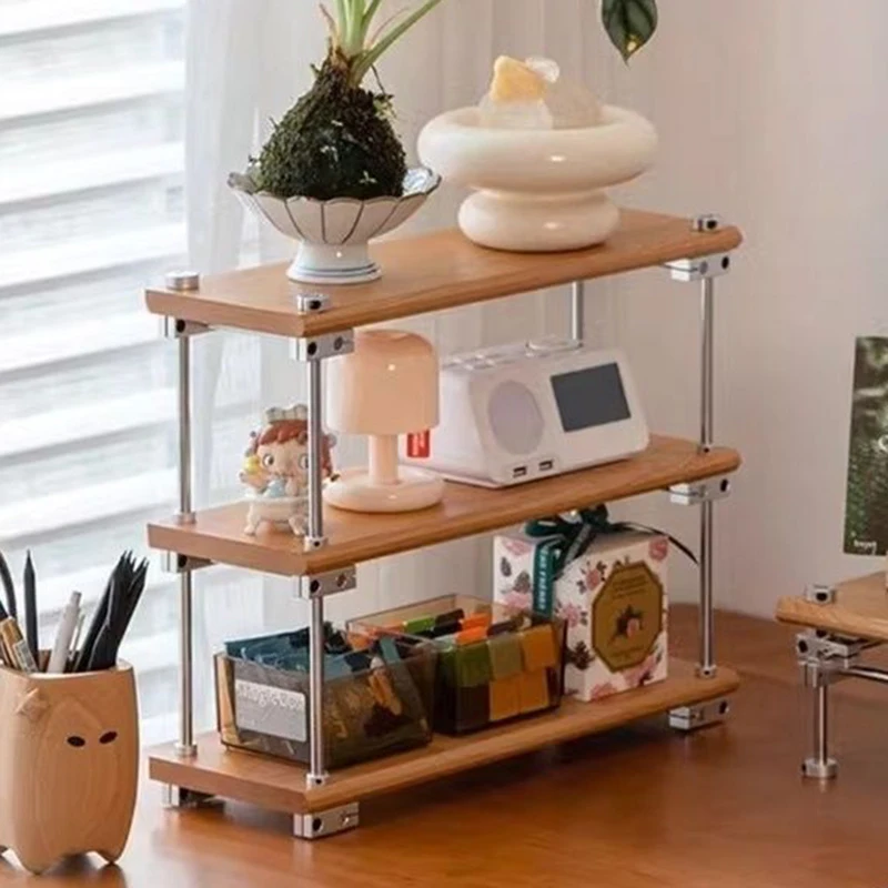 Wooden Cutlery Holder Organization Storage Modern Dish Racks Metal Sauce Shelf Useful Seasoning Holders Kitchen Accessories