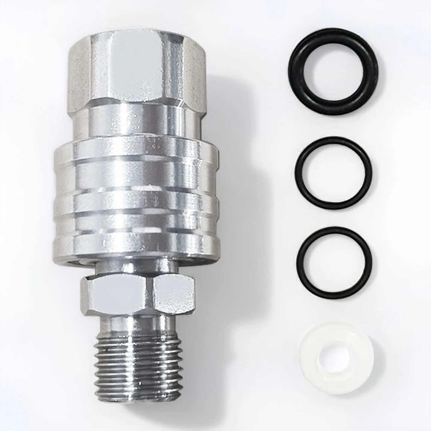 

1/4 Inch Airless Spray Gun Quick Connect Fitting High Pressure Hose Adapter Connector for Guns