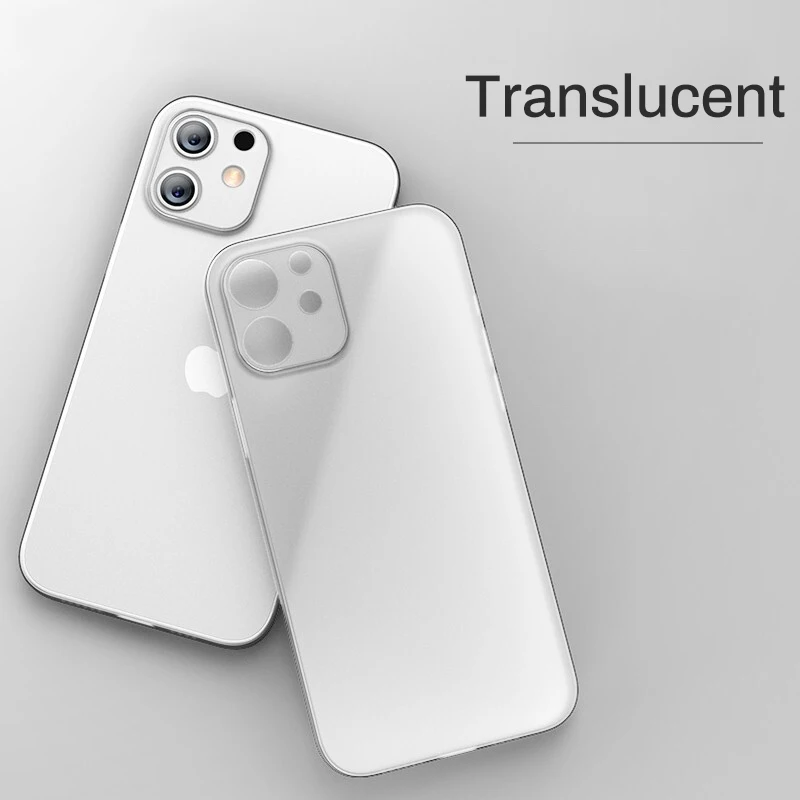0.2MM Ultra Thin Case For iphone 13 14 15 Pro Max 12 Mini 11 X XR XS Max Cover For iphone SE 2020 2022 7 6 8 Plus Hard PC Case