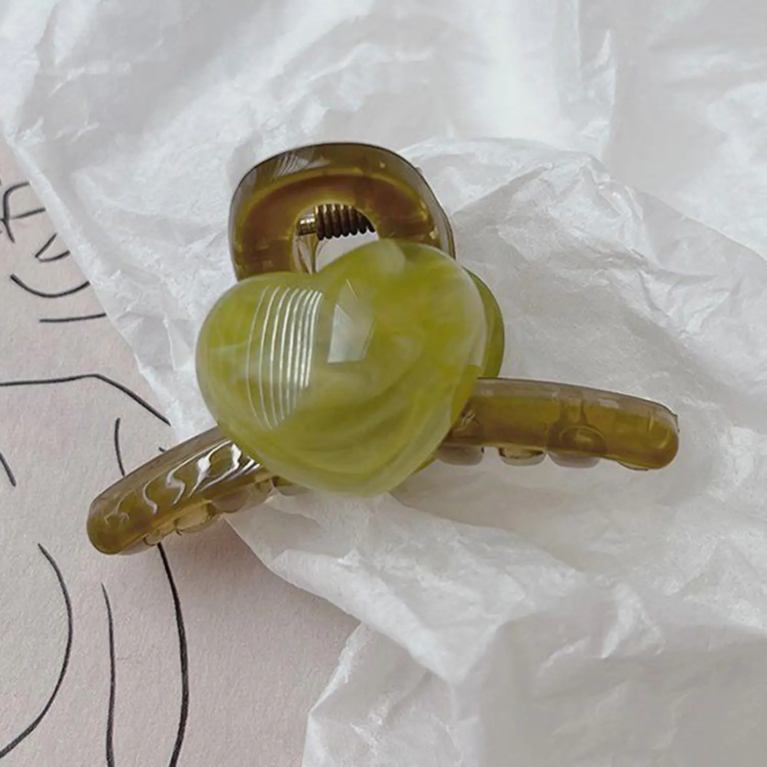 

1 шт., корейские маленькие заколки для волос в форме сердца для женщин и девочек, милые заколки для волос с героями мультфильмов, заколка для волос, аксессуары для волос