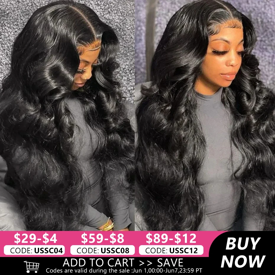 4X4 Lace Closure Pruiken Voor Vrouwen Lijmloze 13X4 13X6 Pruik Body Wave Hd Transparante Kant Voorkant Pruik Menselijk Haar Braziliaanse Pre Geplukt