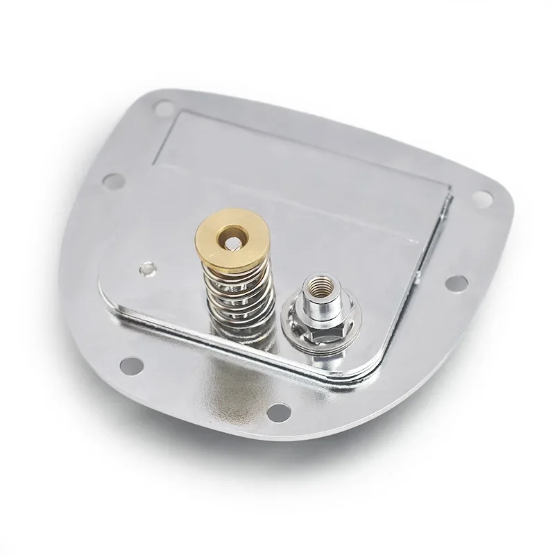 Puente trémolo para guitarra eléctrica con brazo para piezas de guitarra estilo JM cromado/dorado