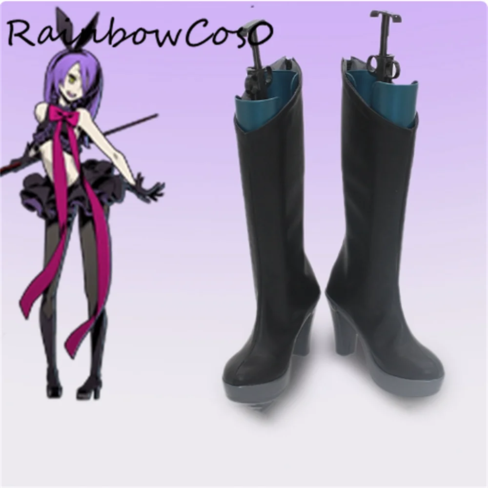 

Stacia UNLIGHTCosplay Shoes Boots Game Anime Party Halloween RainbowCos0 W4986