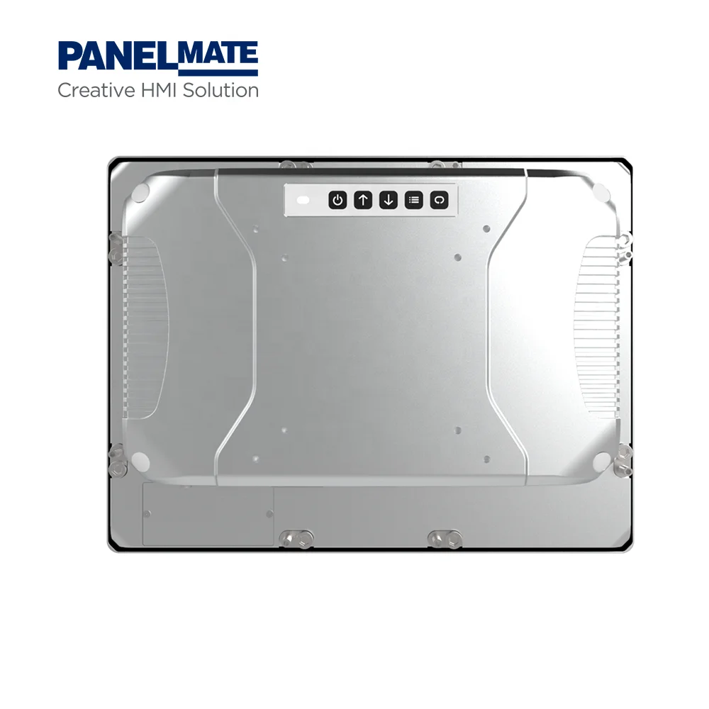 ZXY Win11 Win7 Win10 12.1 بوصة لوحة الكمبيوتر اللوحي الصناعية بدون مروحة شاشة تعمل باللمس IP65 مقاوم للماء HD-MI شاشة LCD صناعية 4:3 DVI DC T #2