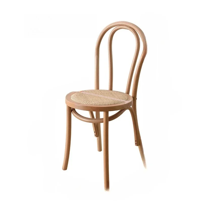 

Dining chair, retro, solid wood, chair, home, medieval, rattan, backrest
