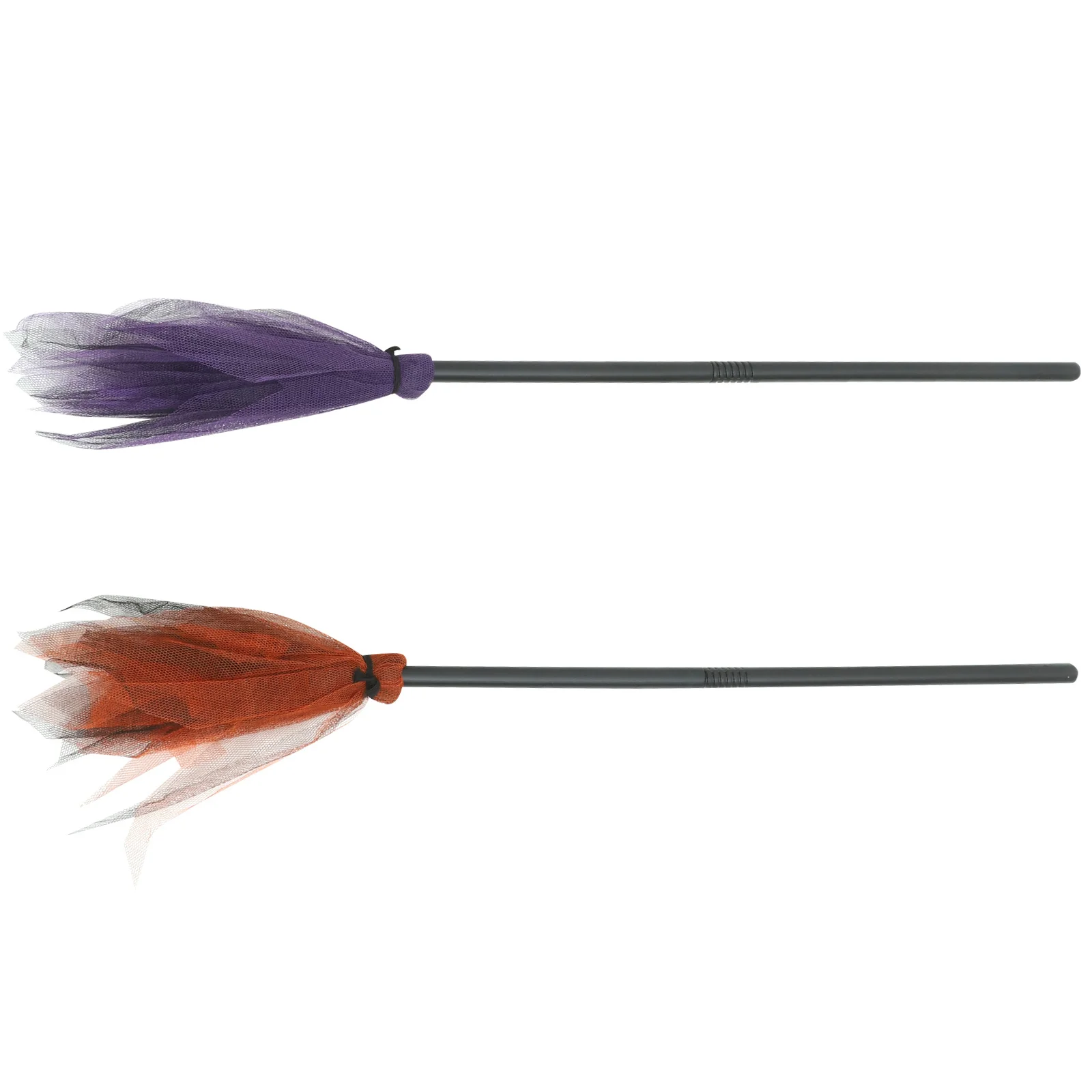 

2 шт., костюмная метла, легкая съемная ручка, гладкая Хэллоуин, косплей, метла ведьмы, реквизит, аксессуар для декора вечеринки