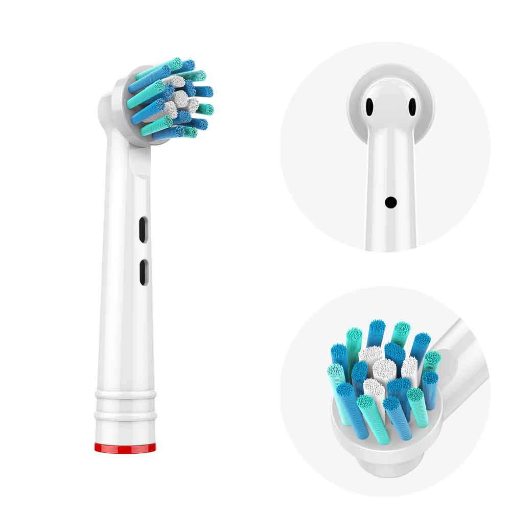 رؤوس فرشاة بديلة لـ un Oral B ، ebcross العمل ، D12 D16 ، D100 ، bra50 ، bra75 ، Pro3 ، Pro1Max ، فوهات فرشاة الأسنان الكهربائية