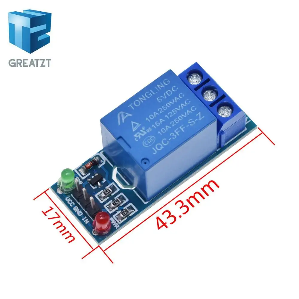 GREATZT 5v 1 2 4 6 8 channel relay module with optocoupler. Relay Output 1 /2 /4 /6 / 8 way relay module 12V for arduino blue