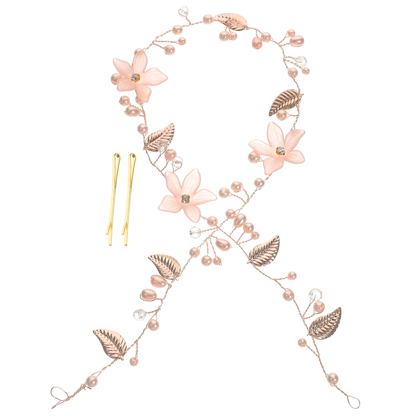 

Flower Hair Vine Wedding Headpiece Bridal Headband Bridesmaid Party Dance Accessory Lightweight Comfortable Mosaic Design For