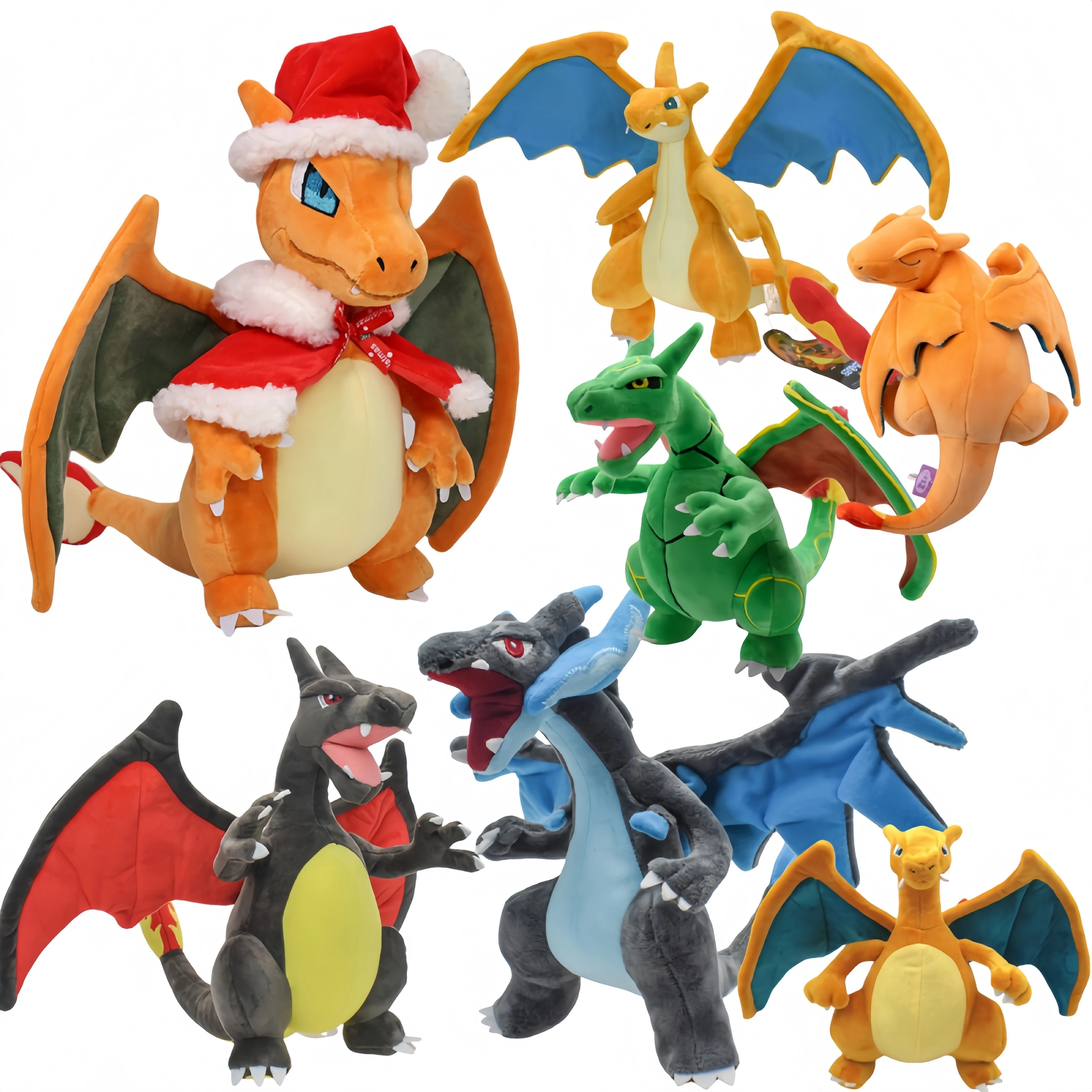 Pokemon Dynamax Charizard Giocattoli Peluche Mega Charizard XY Stili natalizi Tyranitar & Charizard Peluche Giocattoli Regali