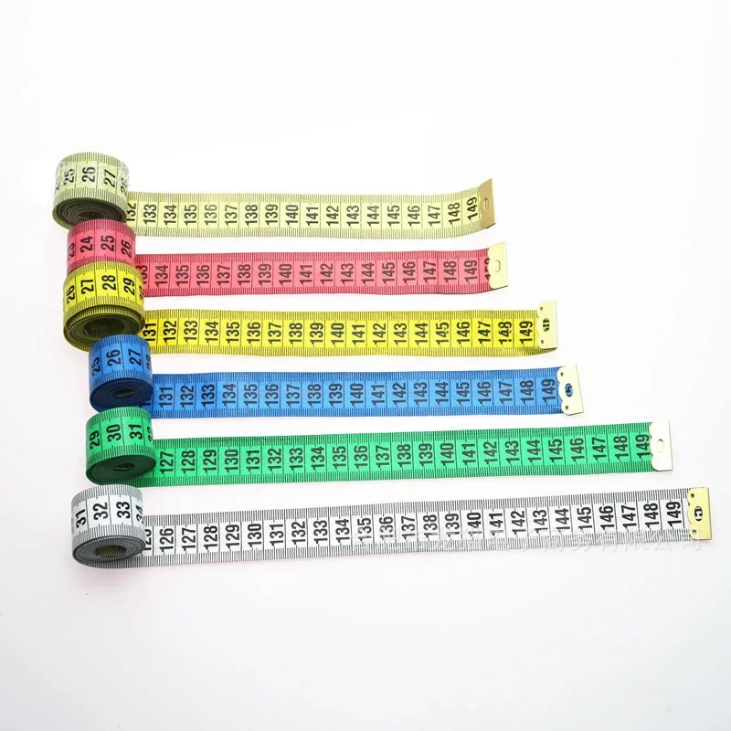 1PC 150CM Body Tape Measure Measuring Ruler Sewing Tailor Accessories Tape Measure Soft Flat Measuring Tool Sewing Supplies