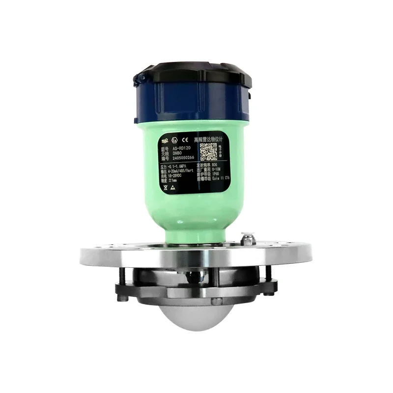 Weistoll Manufacturer hot sale measuring oil tank 80GHz non-contact high frequency radar material level sensor