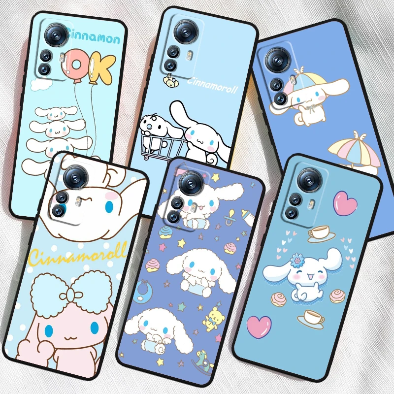 

Cinnamoroll Cartoon Cute For Xiaomi Mi 14 13T 13 12T 12 11T 11i 11 10T 10 Pro Lite Ultra 5G Black Back Phone Case