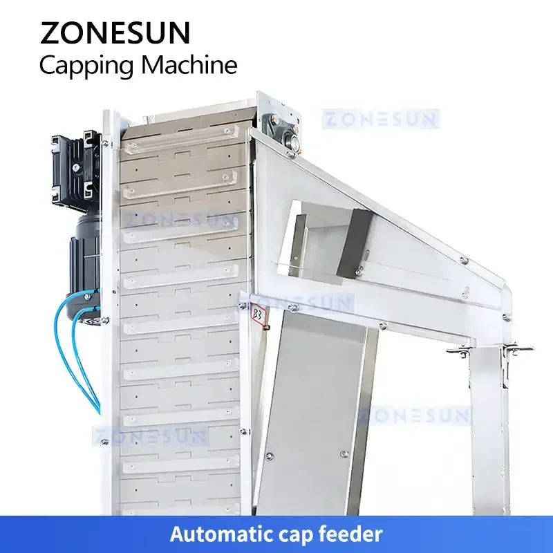 ZONESUN ZS-SVXG01 Automatic Double Heads Servo Screw Capping Machine for Sauce Jar Cap